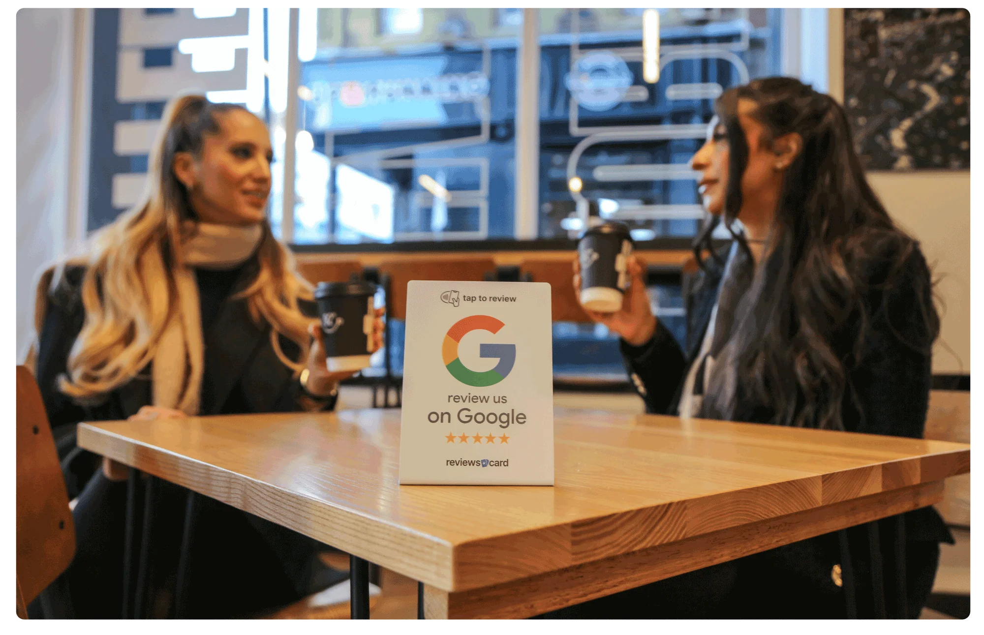 Google review Scan Card at a business